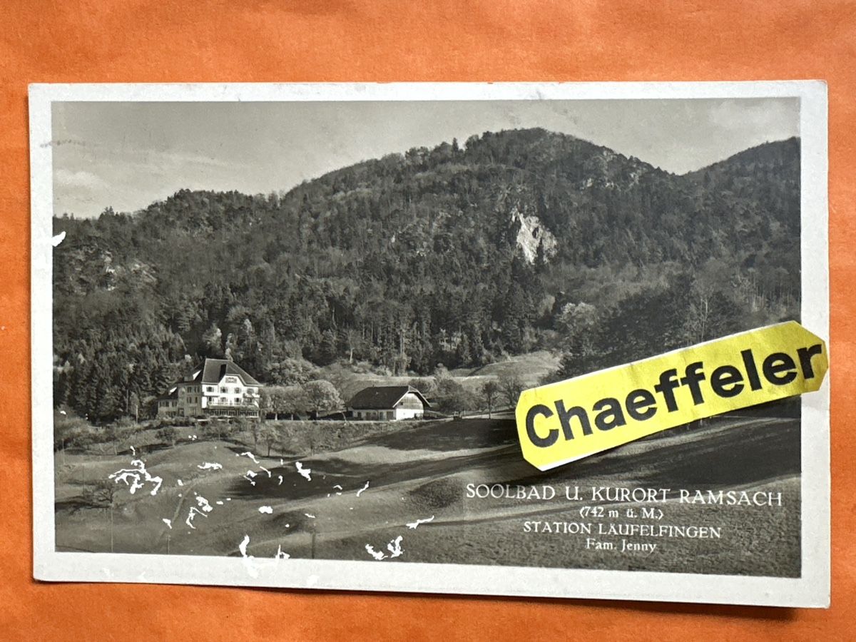 Ansichtskarten: 1934 SOOLBAD U. KURORT RAMSACH  – Gebraucht aus Zürich von Chaeffeler