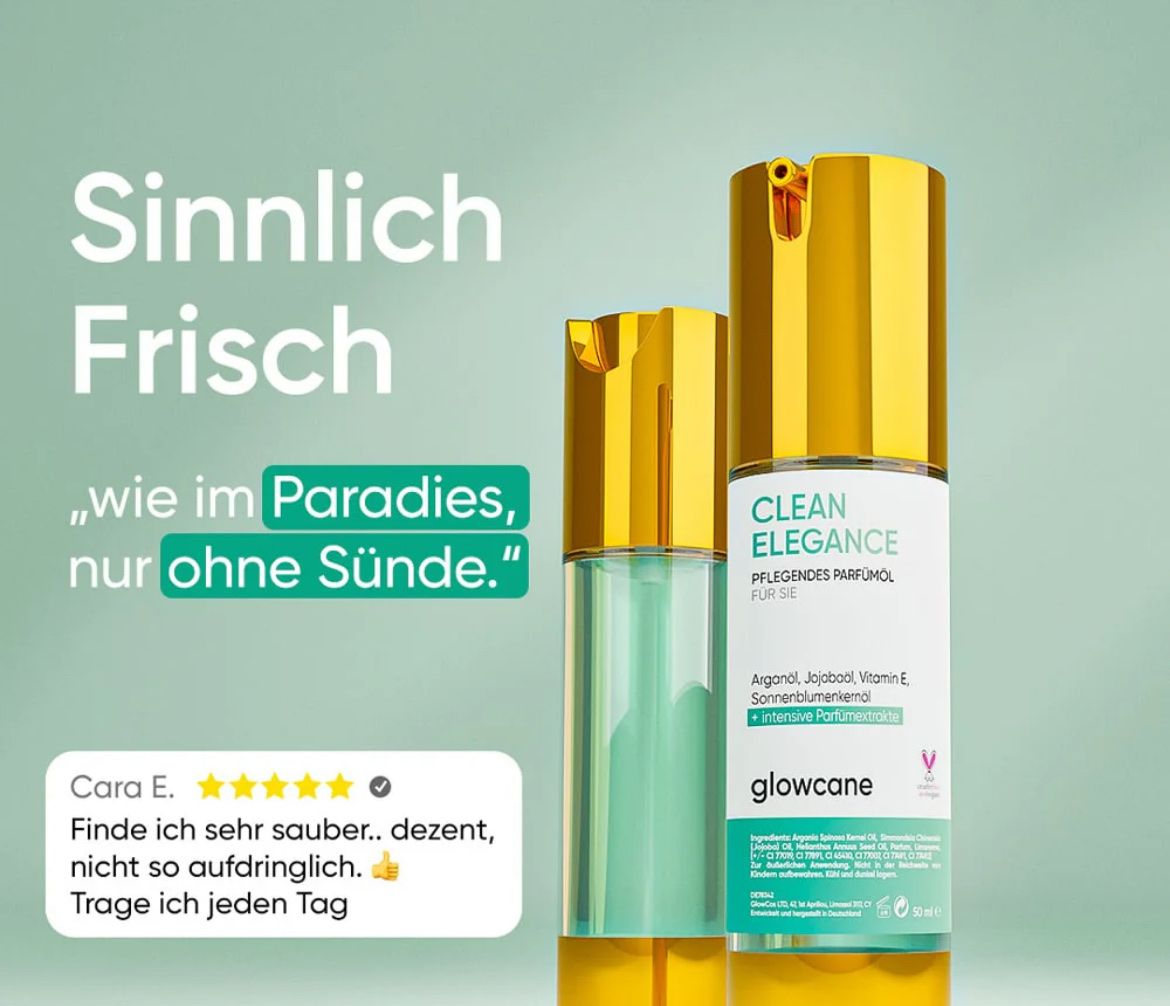 Profumi & Eau de Toilette: Glowcane Parfumöl Clean Elegance – Nuovo (secondo la descrizione) da Basel venduto da Chocolate_Cupcake 1