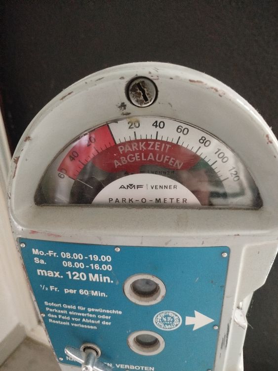 Alte Parkuhr AMF Venner Park-O-Meter - Zürich (Gebraucht) in Glashütten ...