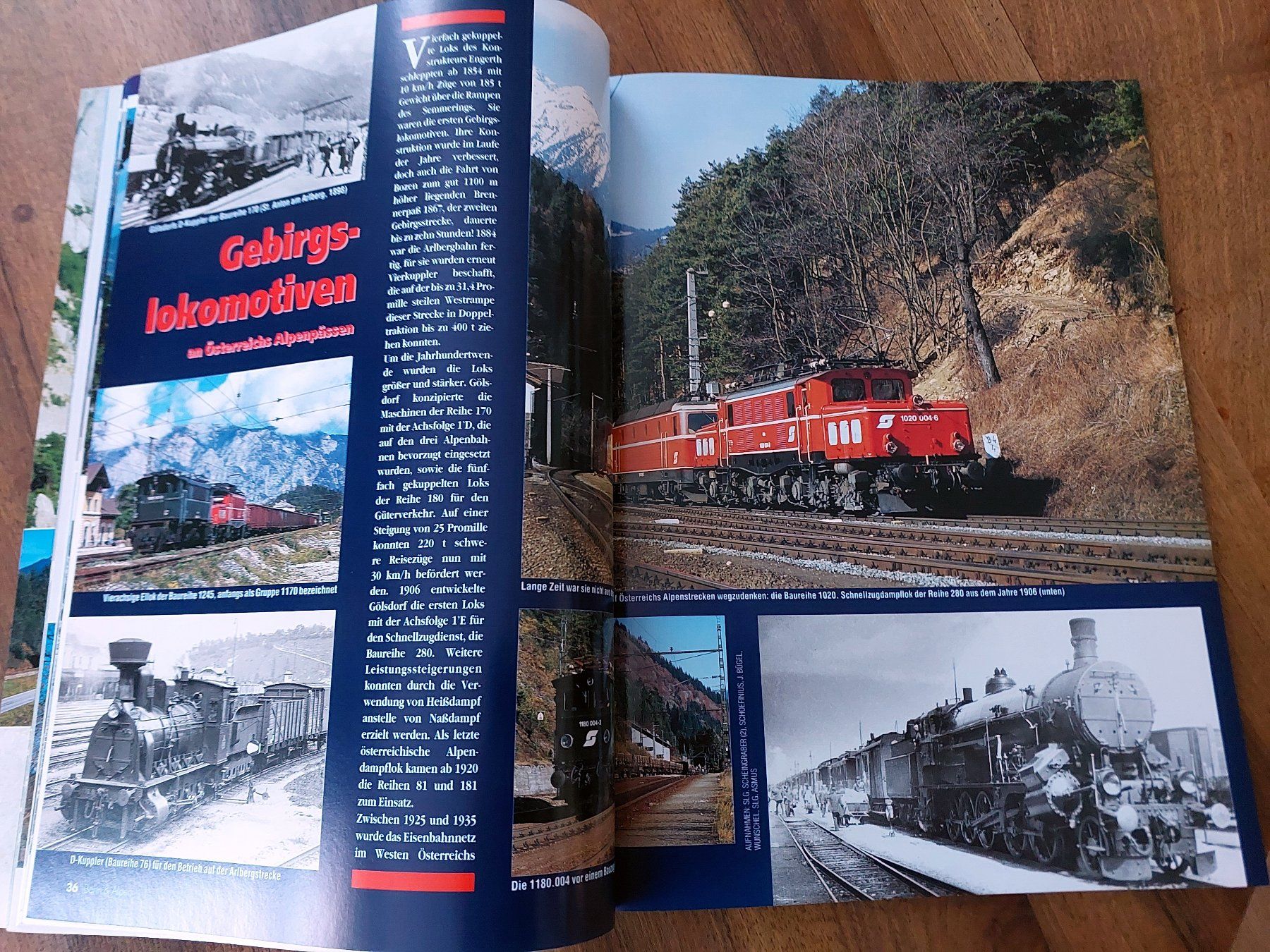 Riviste & Magazine: Bahn & Alpen - Die schönsten Alpenbahnen – Usato da Schönenwerd venduto da Steidi 6