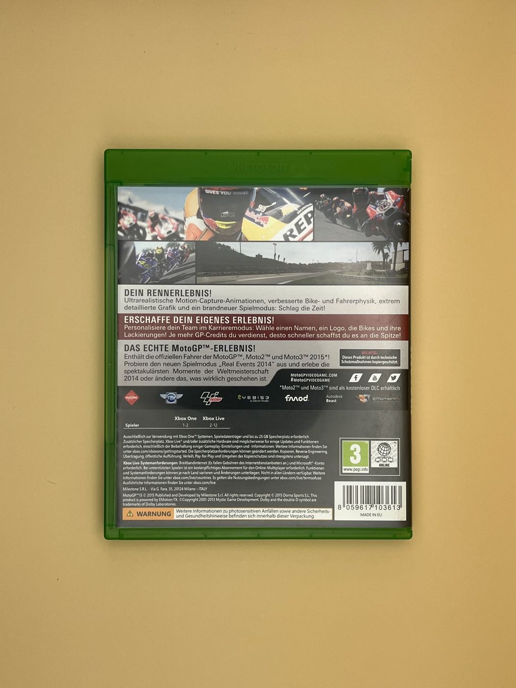Microsoft Giochi: XBOX One / Moto GP 15 – Usato da Kölliken venduto da sergesellsretro 1