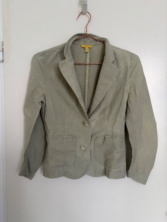 Blazer Leinen Seide von Capasca Gr. 34