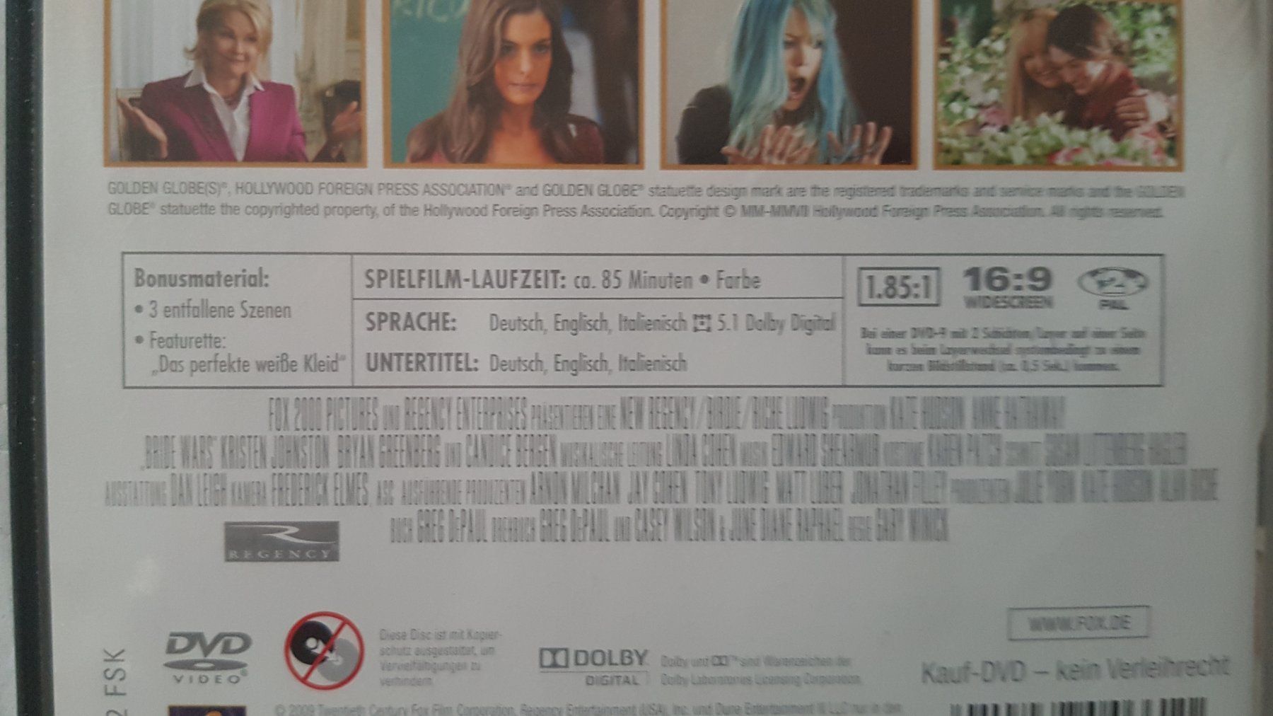 Alle DVDs: DVD Bride Wars / Kate Hudson – Gebraucht aus Oetwil am See von fineli2 1