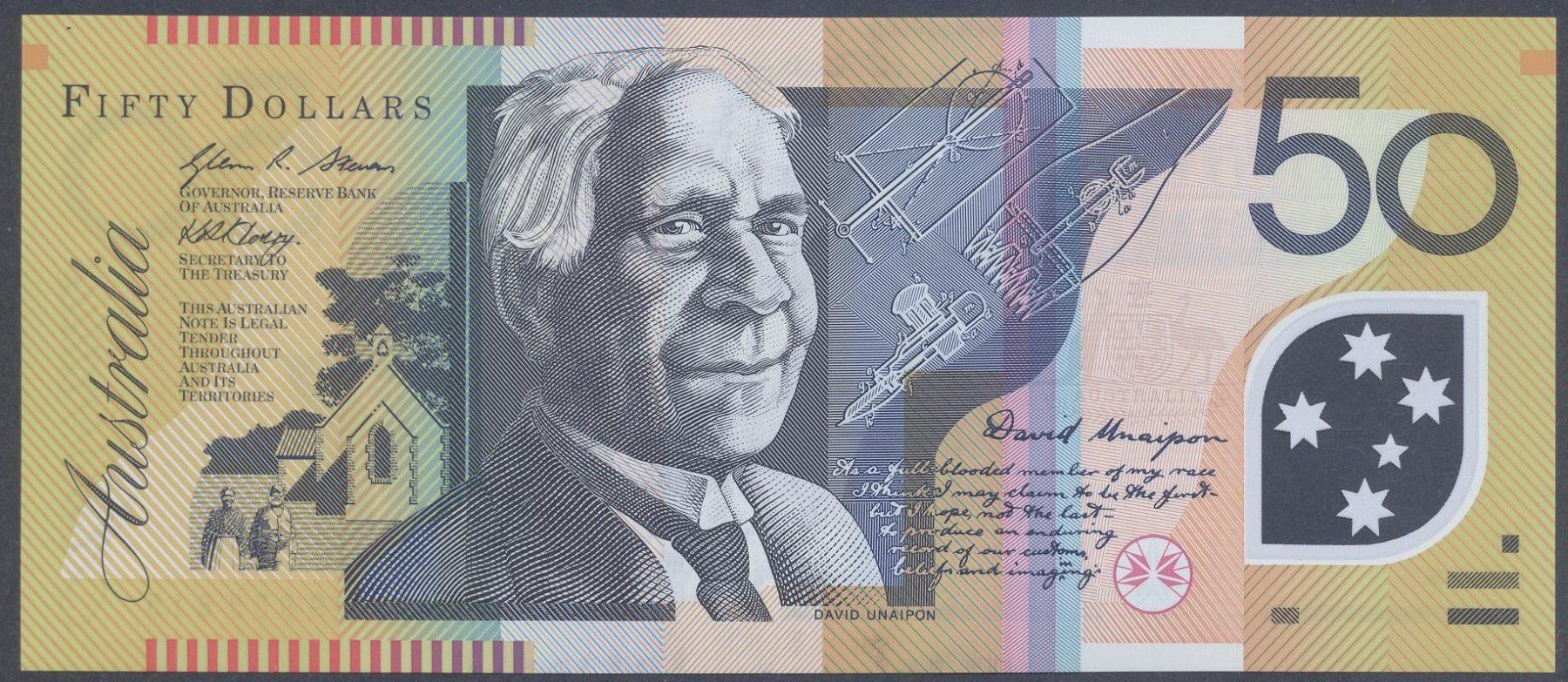 Banconote: Australien 50 Dollar 2009 UNC – Nuovo (secondo la descrizione) da Schliern b. Köniz venduto da pizzitaxi 1