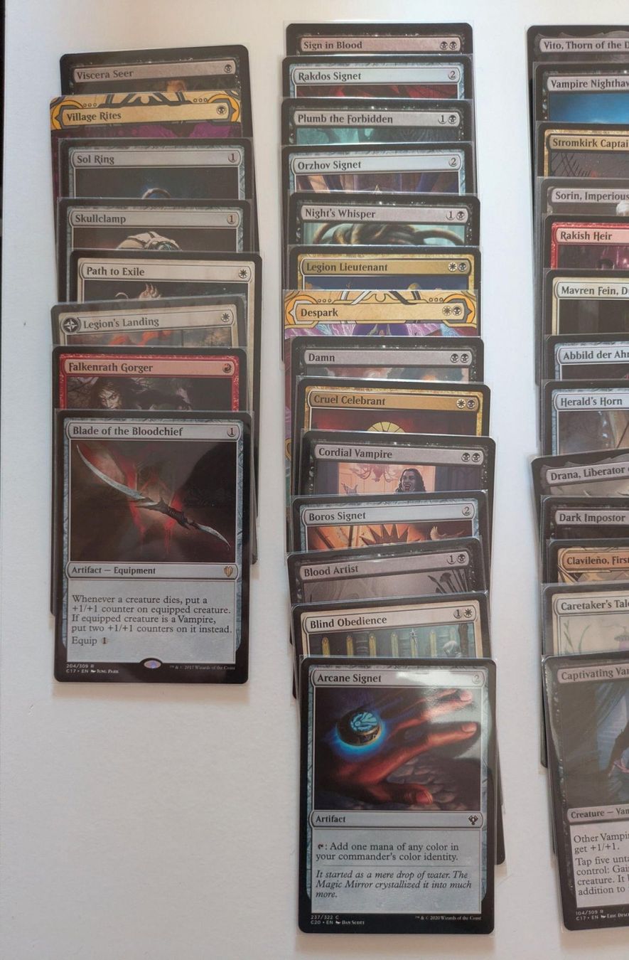 Giochi: Magic: the Gathering Vampire Tribal Edgar Markov Commander – Usato da Uzwil venduto da McPwn 2