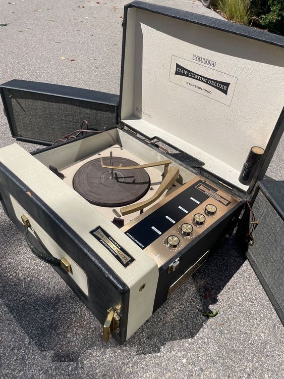 Ancienne platine tourne-disque vinyles clarville vintage à Argelès Sur