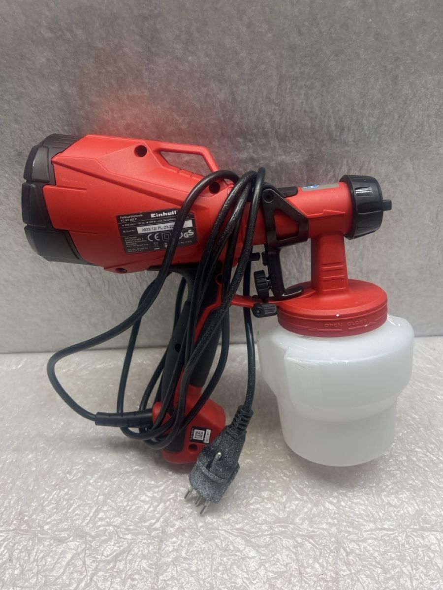 Einhell Farbspritzpistole Mit Saugbecher – 1 L Lackierpistole, Neu, Modell 03665