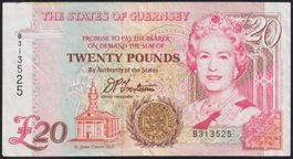 Guernsey 20 Pounds 1996