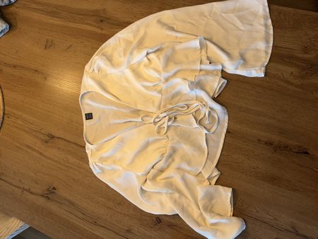 Sommer Bluse, weiss, Gr. S