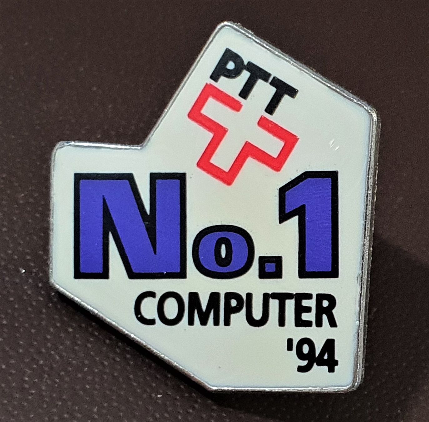 Placchette & Badge: P882 - Pin Post PTT Nr. 1 COMPUTER '94 – Usato da Reinach BL venduto da Boston-Verkauf