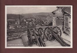 SCHAFFHAUSEN vom Munot aus - Kanone