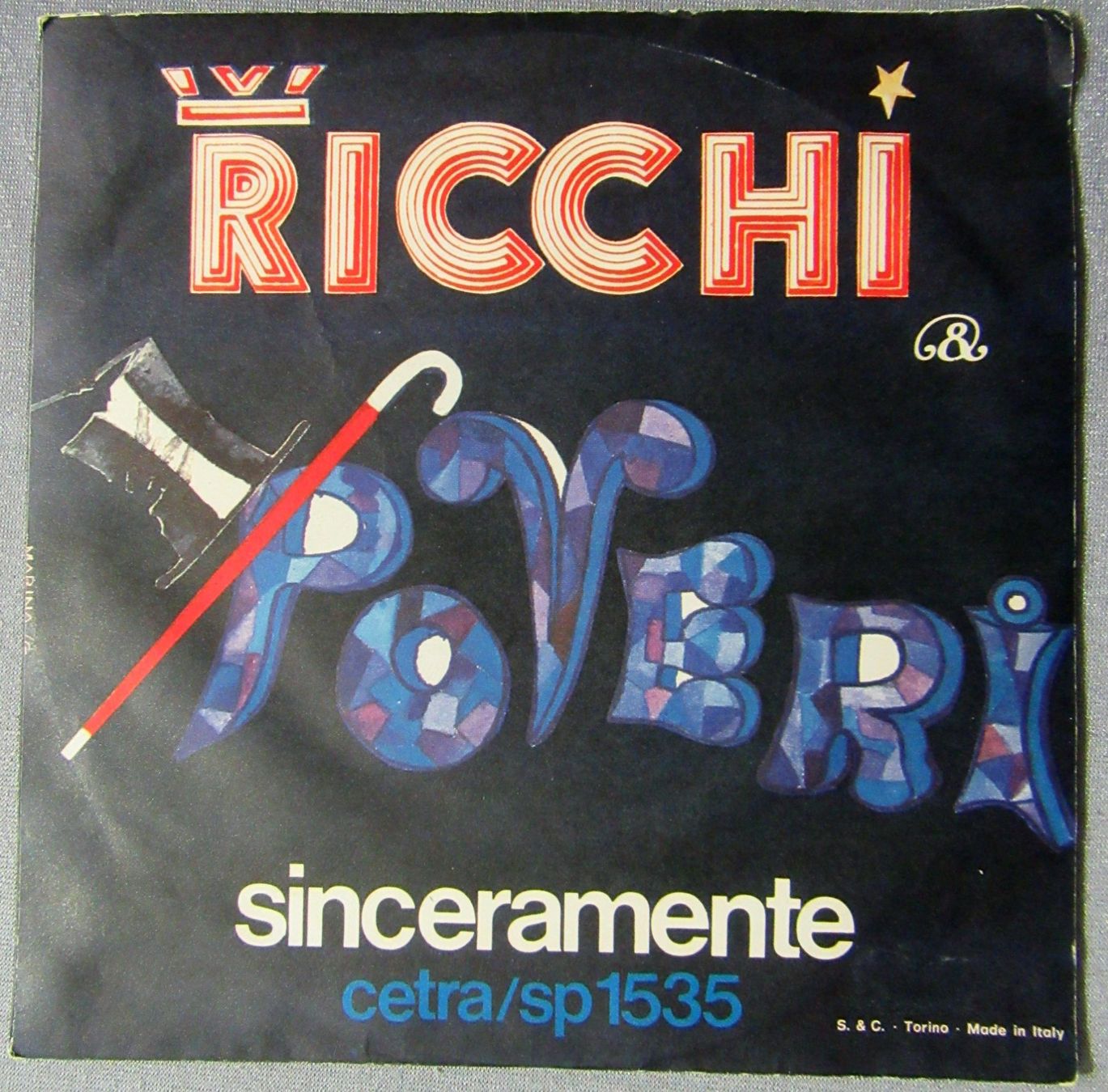 Dischi in vinile: Ricchi e poveri - penso sorrido e canto - Single von 1973 – Usato da Auenstein venduto da Padabimbim 1