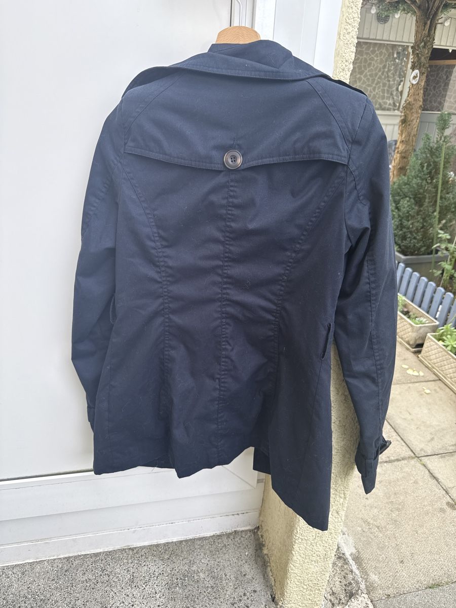 Giacche: Damen Trenchcoat, Grösse S, Dunkelblau – Usato da Zürich venduto da Krikri21 2
