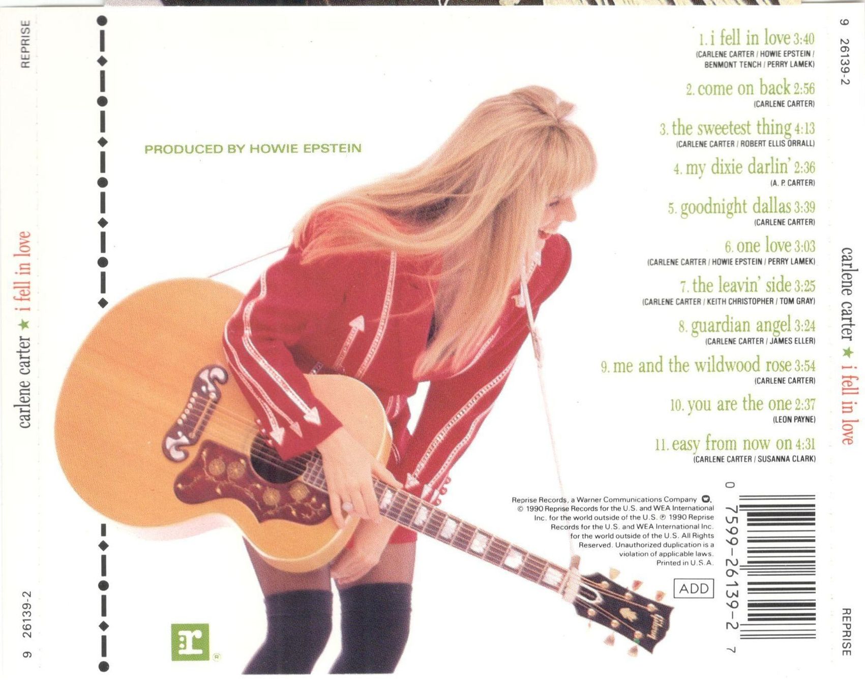 CD: Carlene Carter CD I Fell In Love – Usato da St. Margarethen TG venduto da ursk10 1