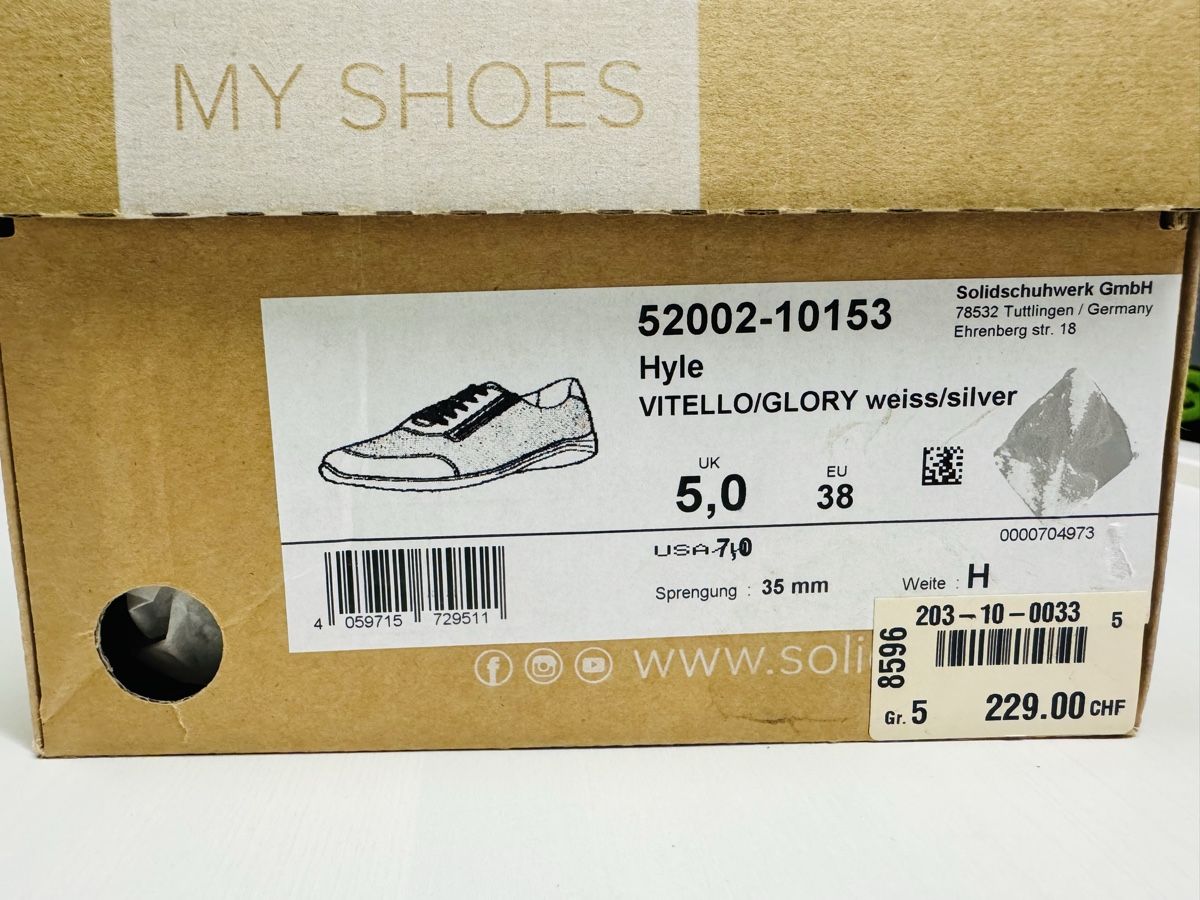 Scarpe da donna: Solidus Hyle, Cuir, Taille 38, neuves, top! – Nuovo e nell'imballaggio originale da Brügg BE venduto da Goob 7