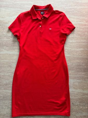 Tommy Jeans Polokleid Grösse L