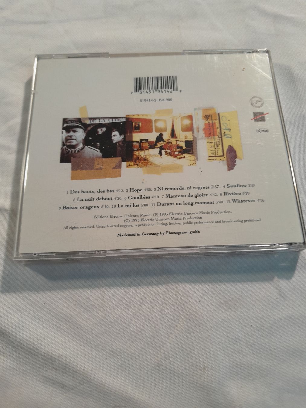 CDs: Stephan Eicher - Carcassonne CD - Top Zustand, beliebt! – Gebraucht aus Aarwangen von hirschit 2