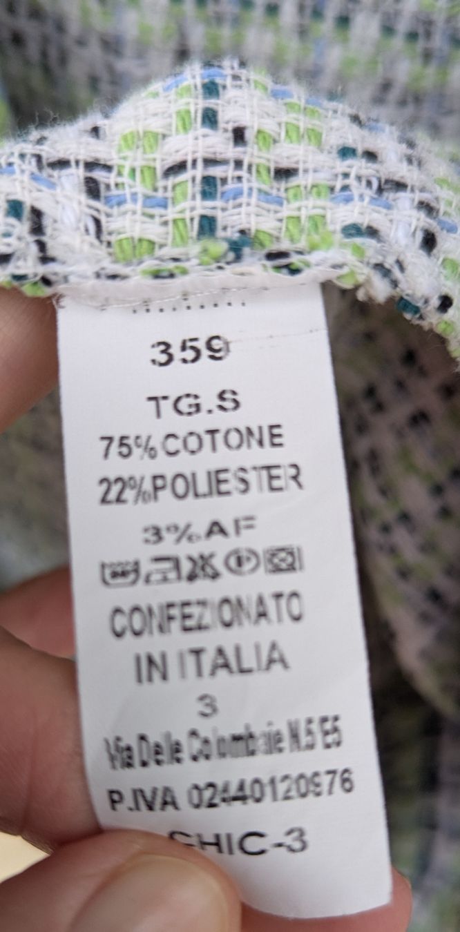 Giacche: Baumwoll-Blazer in Bouclé-Optik - Größe S - NEU – Nuovo e nell'imballaggio originale da Altendorf venduto da Eistoelter 4
