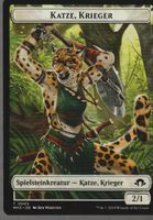 Magic The Gathering MTG MH3 T 005 Token Katze, Krieger