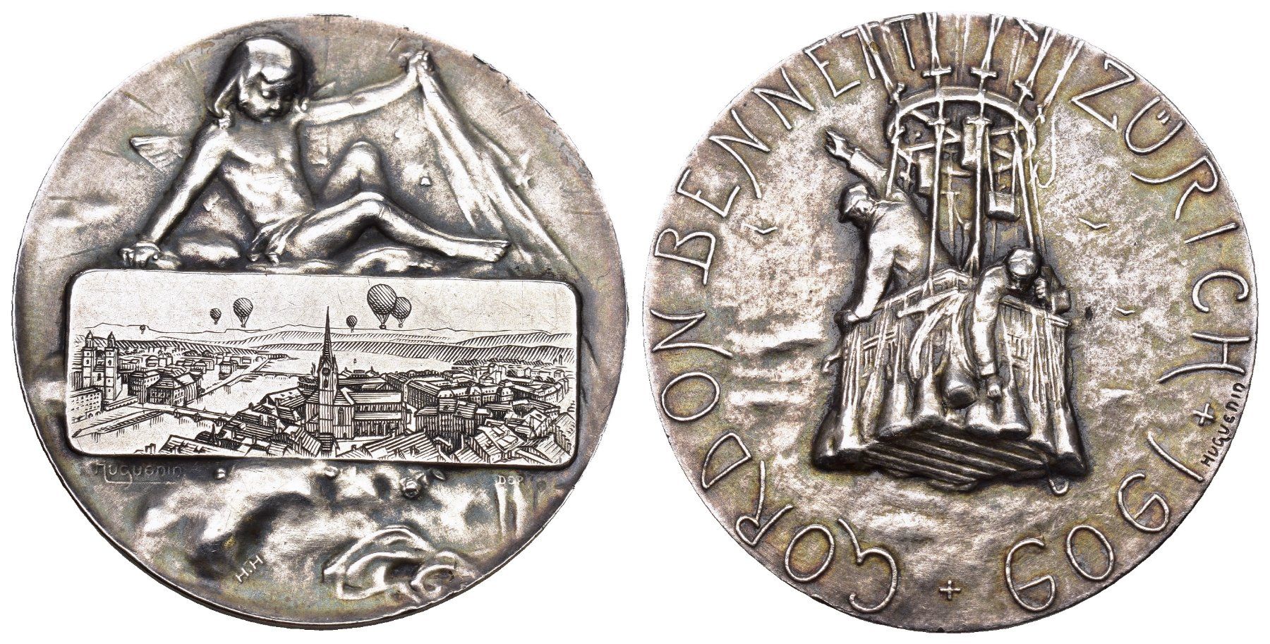 Medaglie: Zürich 1909 Medaille – Usato da Bern venduto da numismatictops