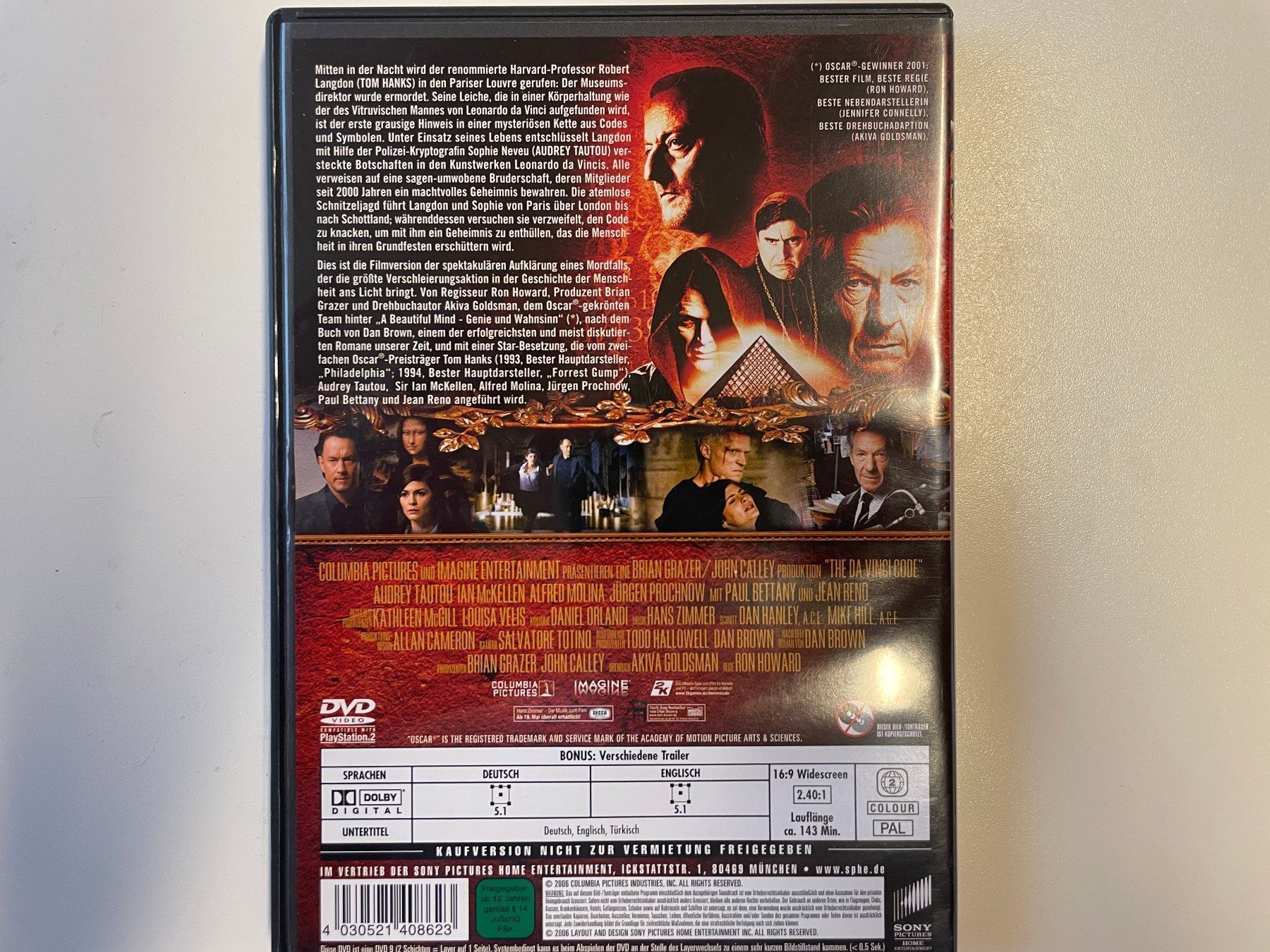 Alle DVDs: DVD The Da Vinci Code - Sakrileg – Gebraucht aus Affeltrangen von Mowgli_123 2