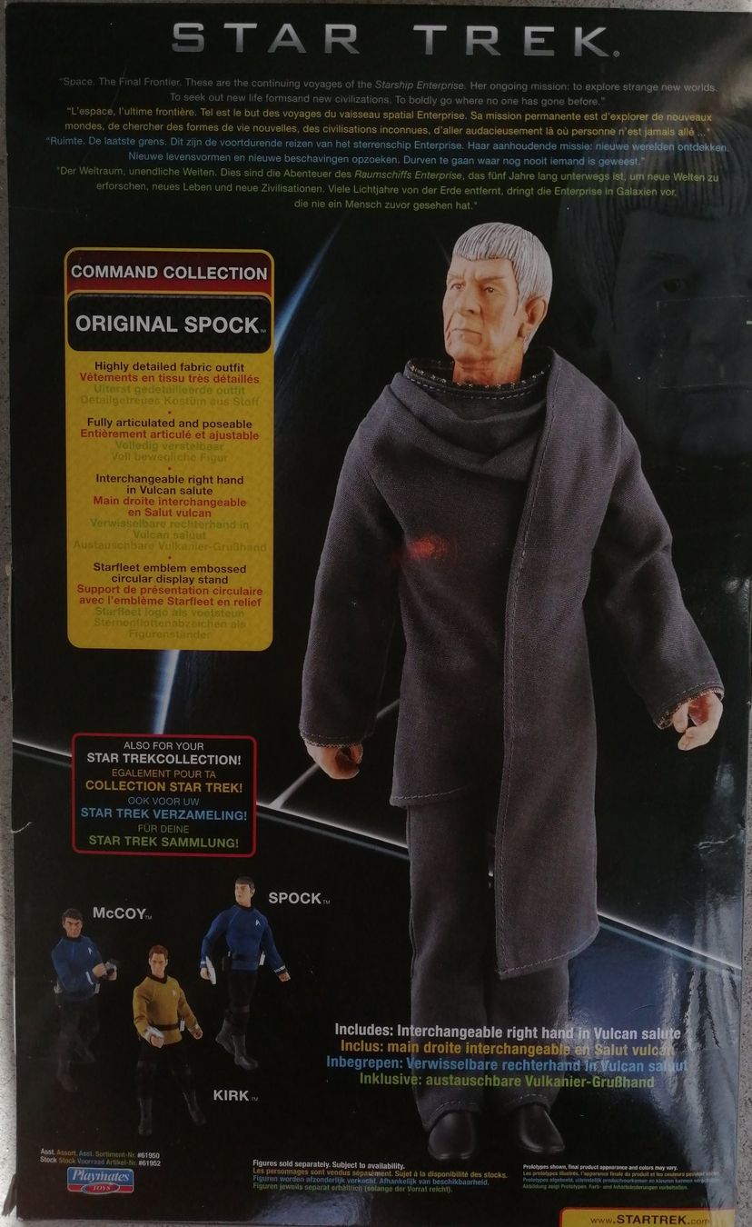 Statuette: Star Trek - Original Spock Command Collection Figur! – Nuovo e nell'imballaggio originale da Schaffhausen venduto da Domifran 1