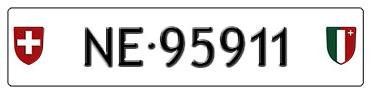 Insegne: Plaque auto NE 95911 – Nuovo (secondo la descrizione) da Boudevilliers venduto da ENCHERES-PLAQUES-NE