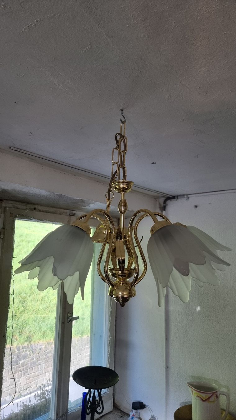 Lampen: 5 Armige Lampe,guter Zustand – Gebraucht aus Sils im Domleschg von platin01