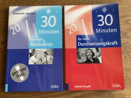2 Taschenbücher zum Thema Motivation und Durchsetzungskraft