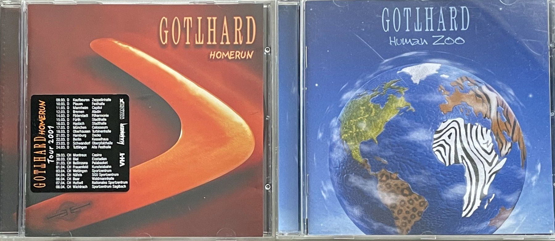 CD: Gotthard 2 CD's . Human Zoo & Homerun – Usato da Savagnier venduto da Ne2065