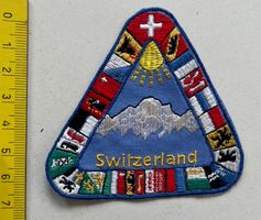 Switzerland, Kantonswappen Berg/ Stoffabzeichen, Aufnäher