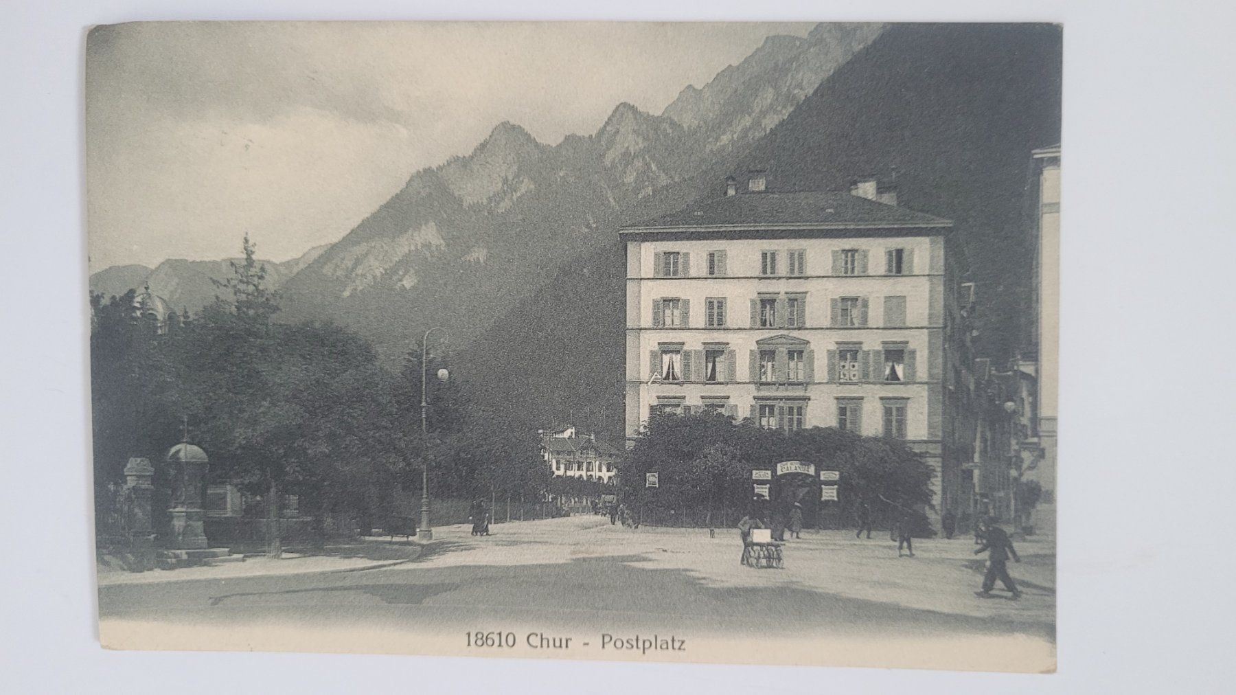 Cartes postales: AK CHUR - Postplatz - Post 1914 R3 – D'occasion à nunningen par mic_88k2