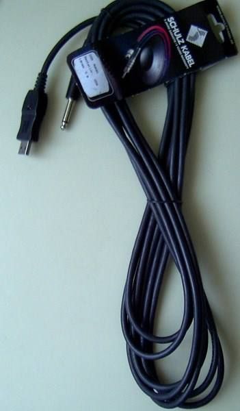 Cavi: cable, Kabel USB 2.0 / Klinke 6,35 mm, 5m – Nuovo (secondo la descrizione) da Basel venduto da SchoenesWetter 1