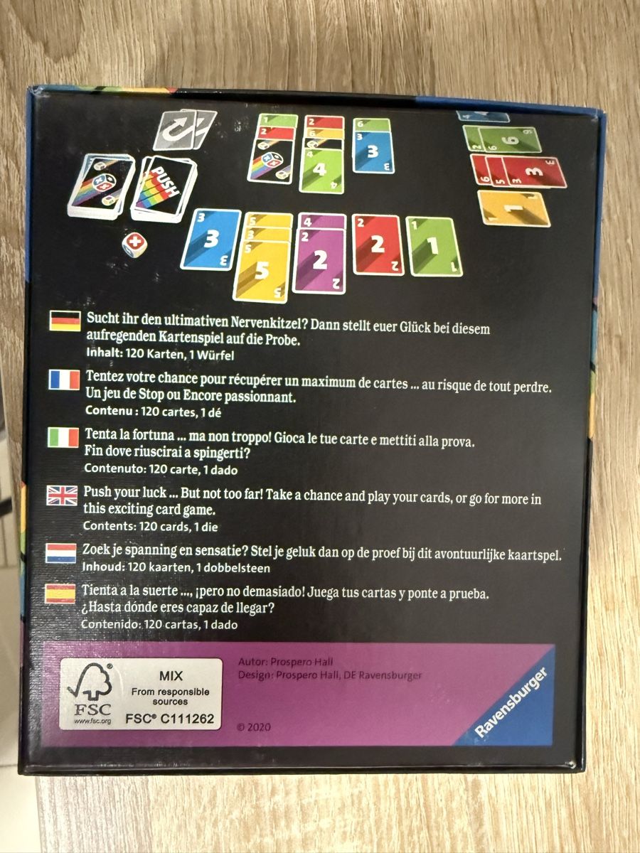 Giochi: Push your luck! Gesellschaftsspiel von Ravensburger – Usato da Glattfelden venduto da kbaasgaran 1