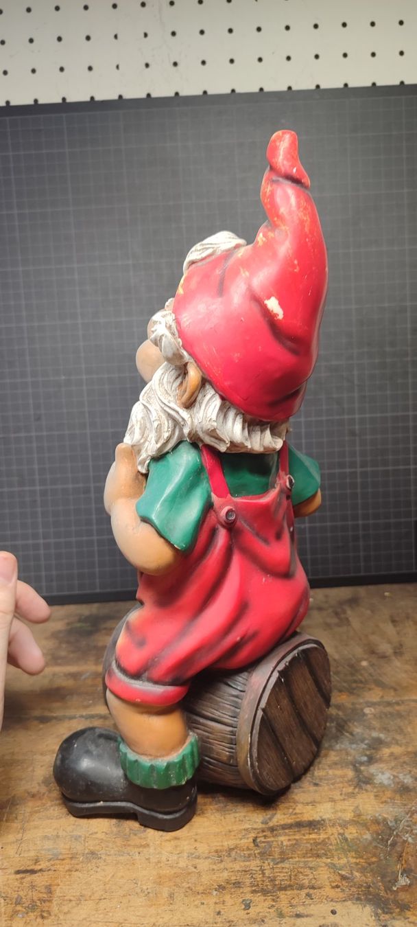 Figuren: Wunderschöner alter Feldschlösschen Gartenzwerg – Gebraucht aus Gelterkinden von MYSTOREFORYOU4460 5