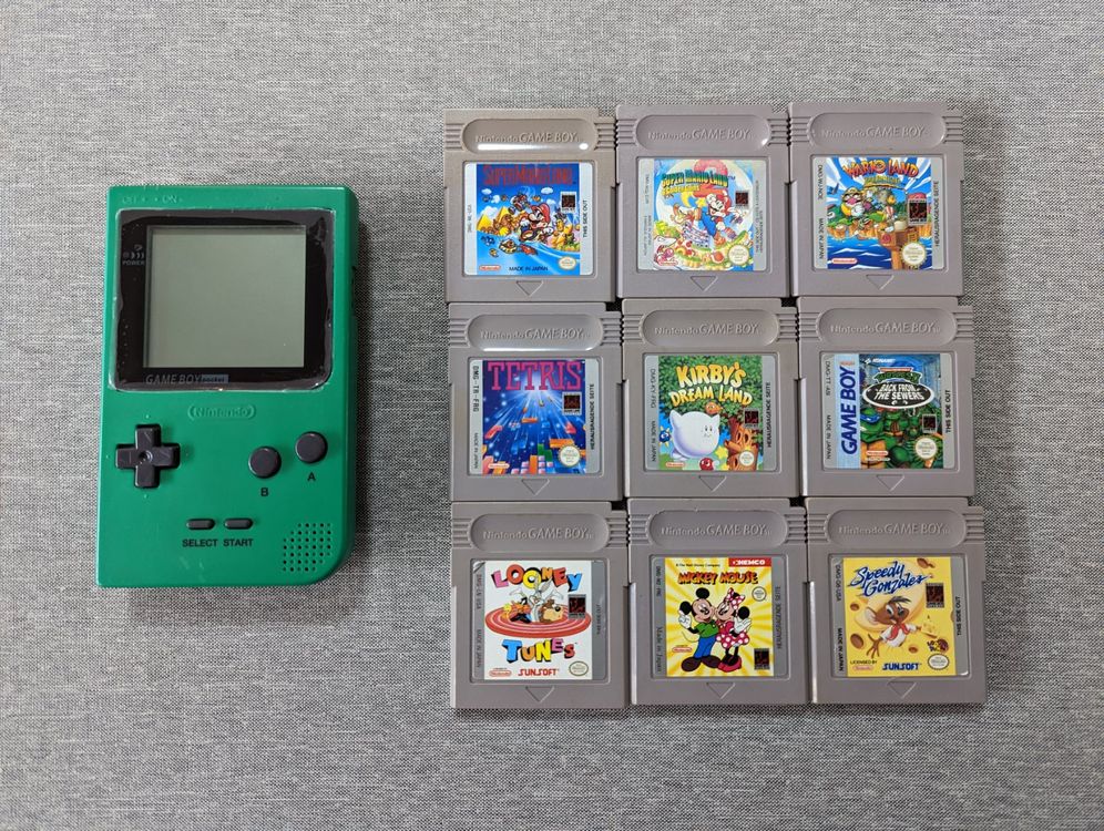 Game Boy Pocket inkl. 9 Spiele | Kaufen auf Ricardo