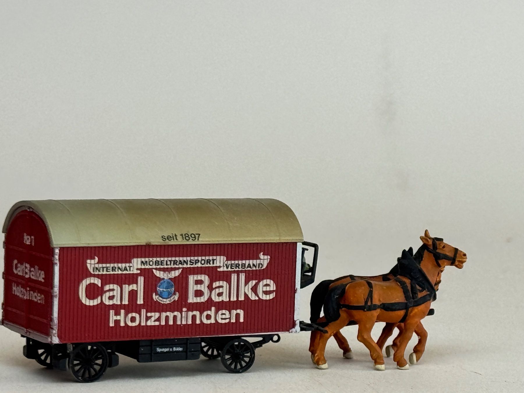 Wiking Modellini d'auto: VE1- Preiser Kutsche  Carl Blanke – Usato da Elm venduto da Wikmtz 1