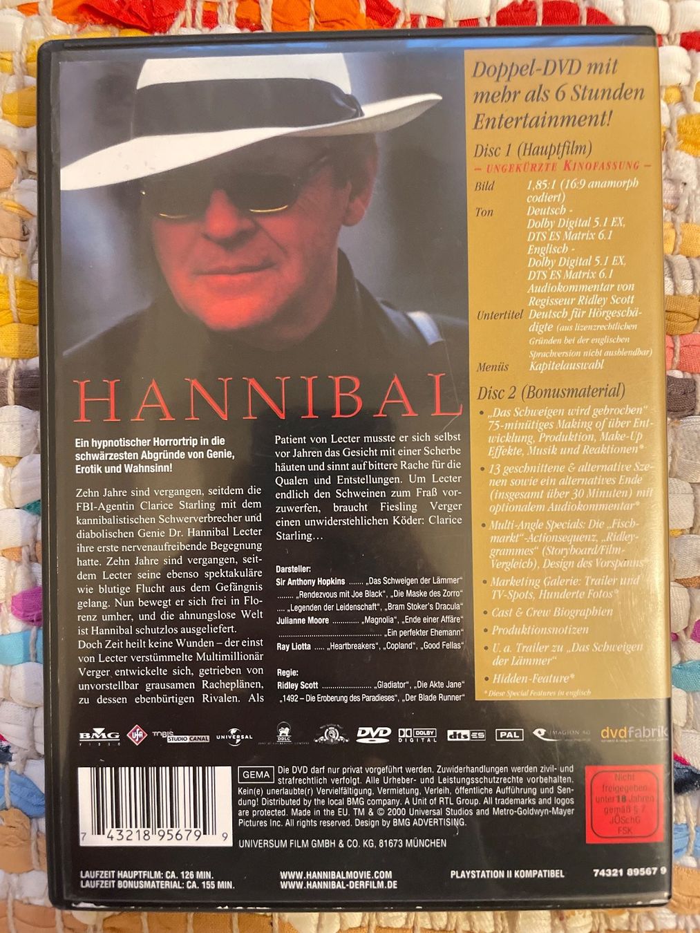 Tutti i DVDs: [DVD] Hannibal (2000) Deluxe Edition – Usato da Frasnacht venduto da GracyStore 2