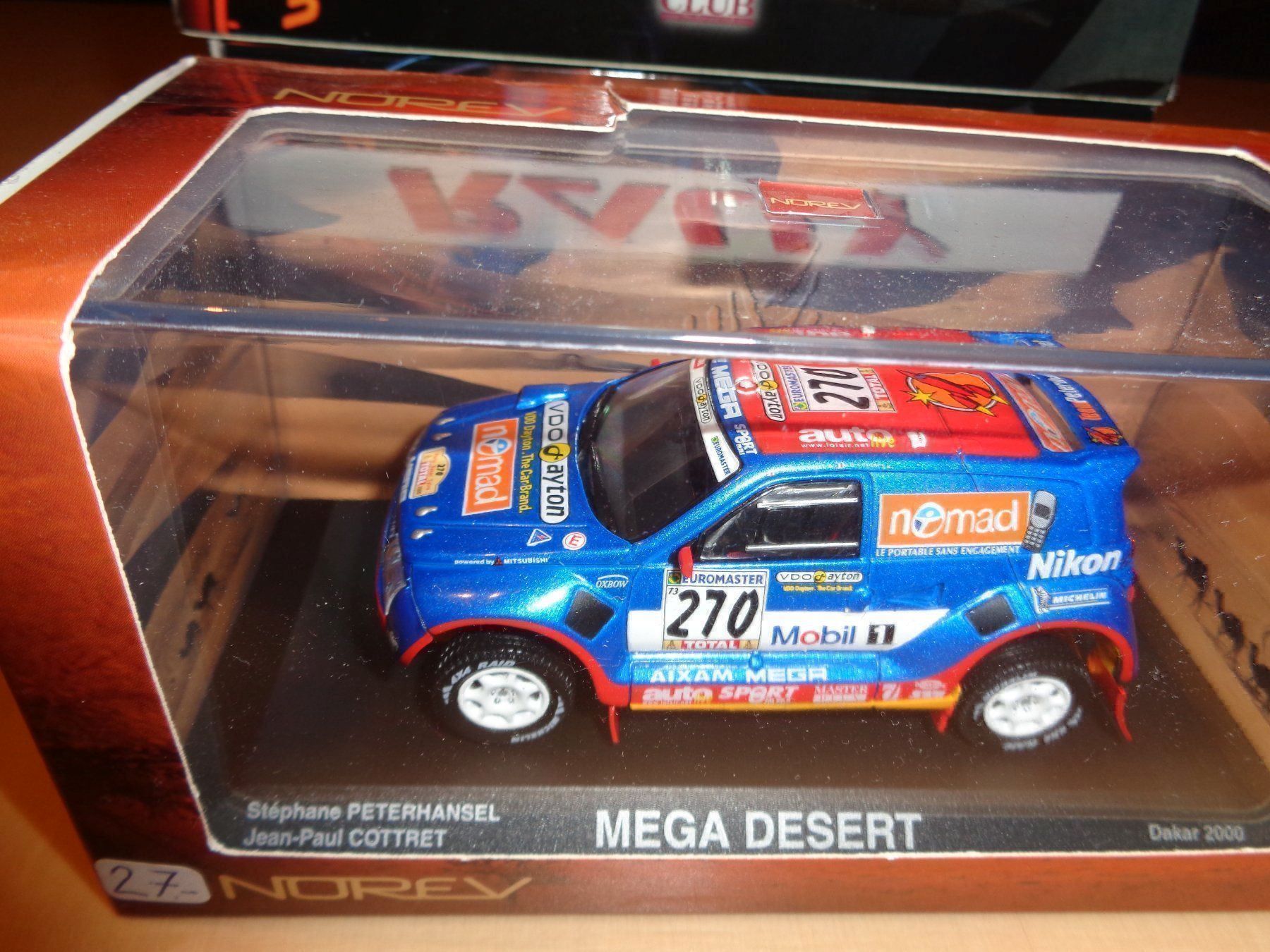 Norev Modellini d'auto: 1:43 Norev Mega Desert Dakar 2000 – Nuovo e nell'imballaggio originale da Reconvilier venduto da rallycar