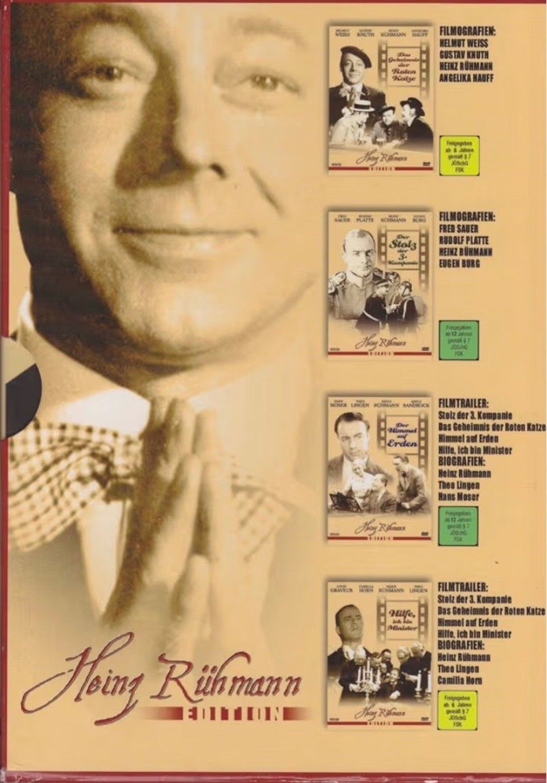 Alle DVDs: HEINZ RÜHMANN-4DVD BOX SET EDITION – Gebraucht aus Rorschacherberg von CD-Roli 1