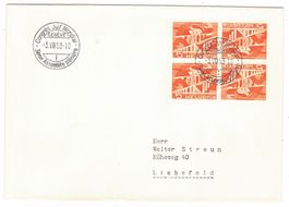 Lettre de Genève cachet S344 pour Liebefeld le 3.VIII.53