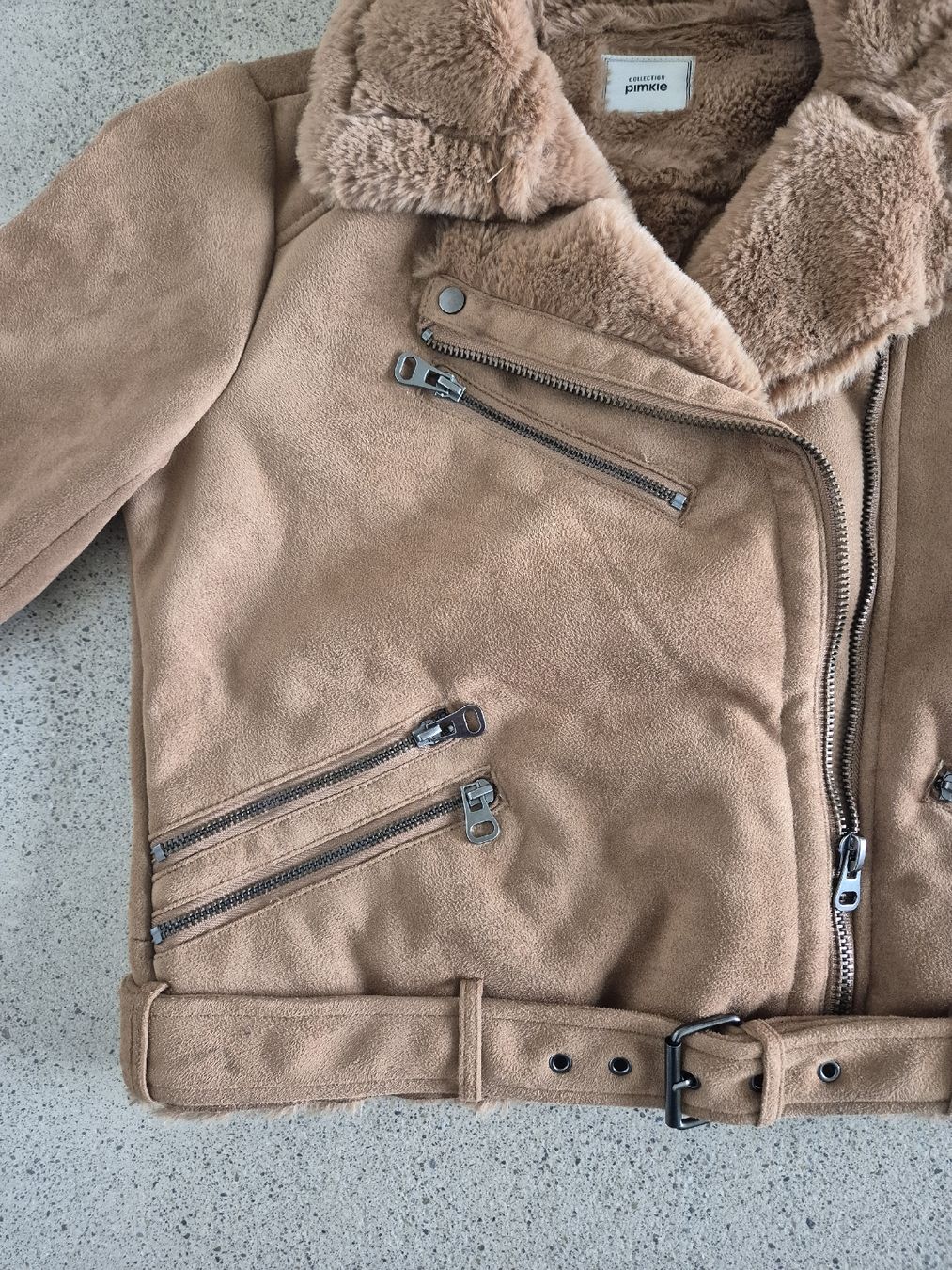 Pimkie Giacche & Cappotti: Kunstleder Pilotenjacke mit Teddyfell – Usato da Schlieren venduto da nat_76vd 2