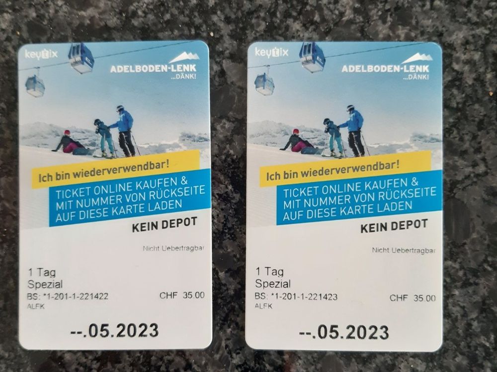 Tageskarte Lenk-Betelberg (Neu und originalverpackt) in Zollikofen für ...