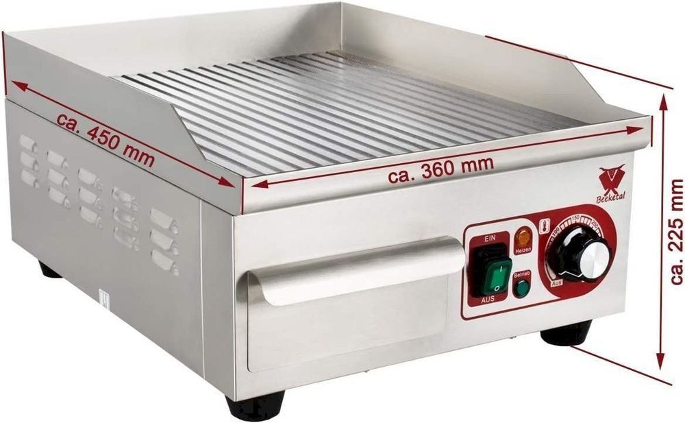Griglie: Beeketal Grillplatte Elektrogrill BHGP-3 – Nuovo e nell'imballaggio originale da Amriswil venduto da JaJa-Express 2
