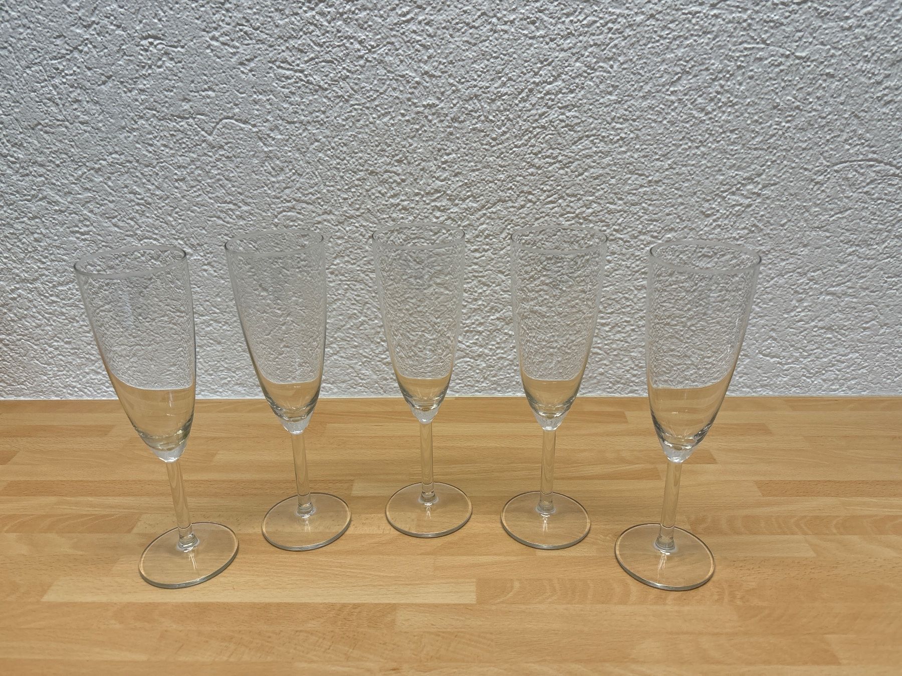 Gläser: Prosecco - Gläser, 5 Stück, Höhe 21.5 cm – Gebraucht aus Wetzikon ZH von CZ.