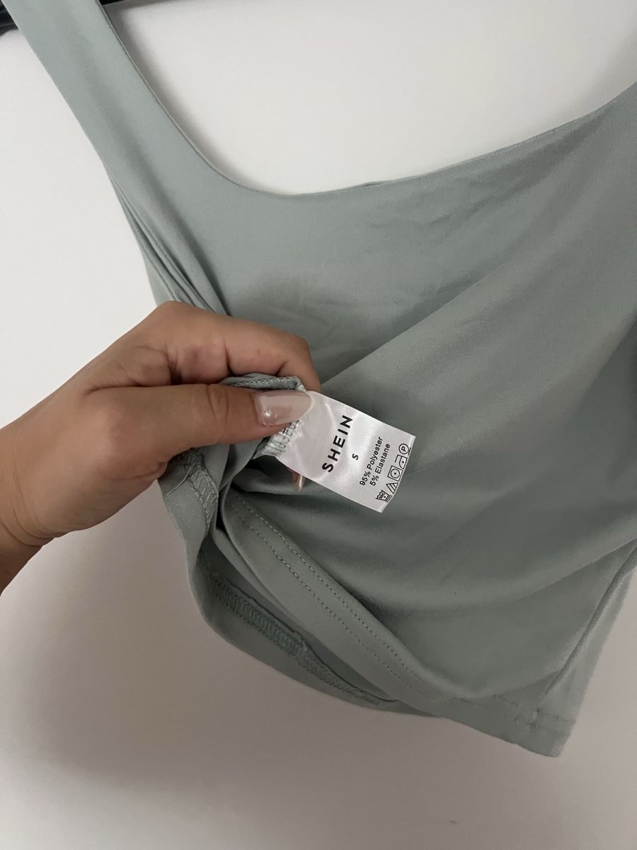 Shein Top: Damen Top SHEIN Grösse S hellgrau neuwertig – Usato da Wattwil venduto da skr_94 4