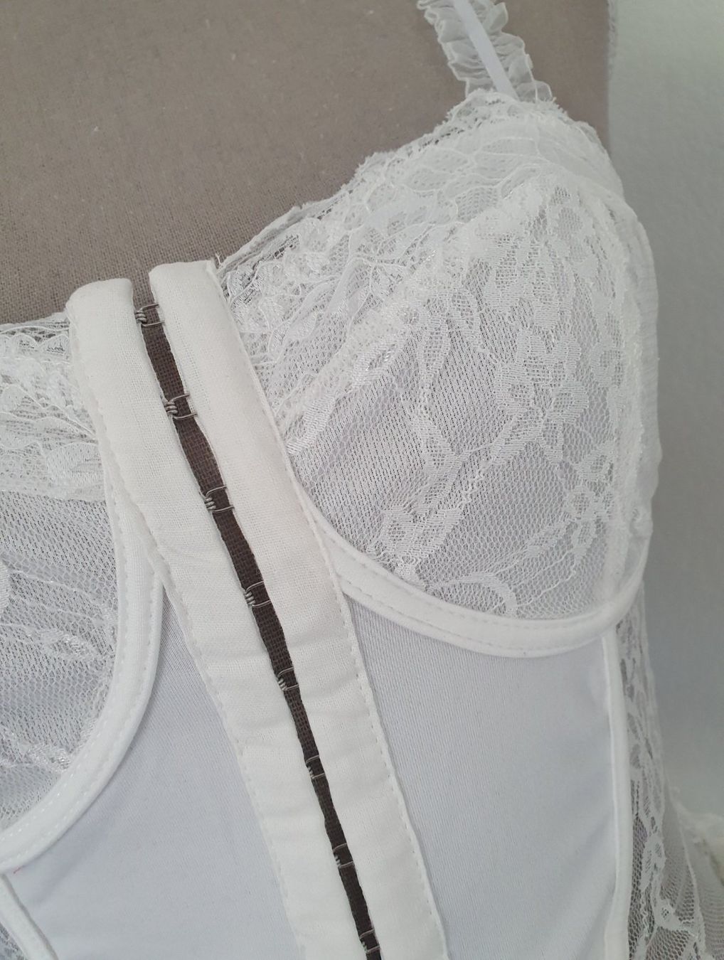 Sonstige Unterwäsche: Weisses Corsagentop Gr S – Neu (gemäss Beschreibung) aus Münsingen von BlackTears-3 3