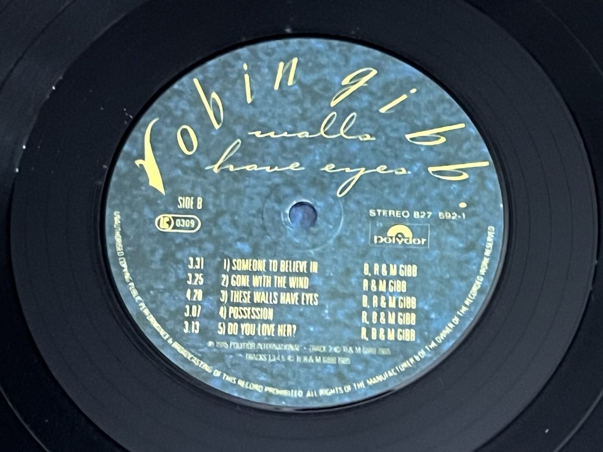 Dischi in vinile: Robin Gibb Walls have eyes Lp – Usato da Basel venduto da Vinyloase 5