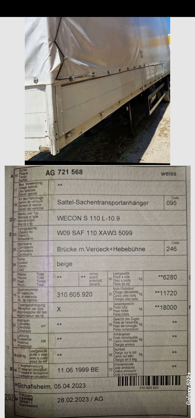 Rimorchi: Auflieger Cytiliner Lkw – Usato da Niederlenz venduto da lati76 3