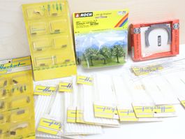 NOCH/BUSCH/Herkat viele Zubehör Set - Spur N Neuwertig